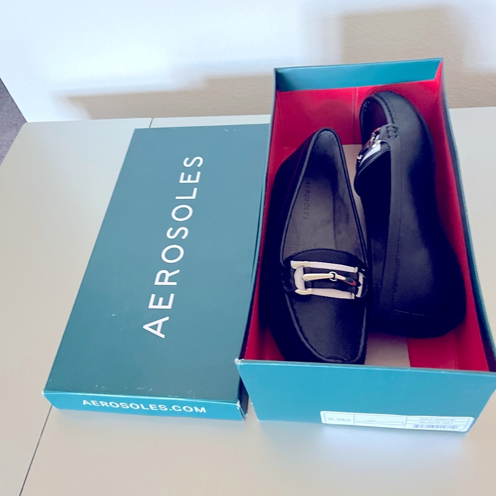 Aerosoles Women’s Day Drive loafers black size 6.5M